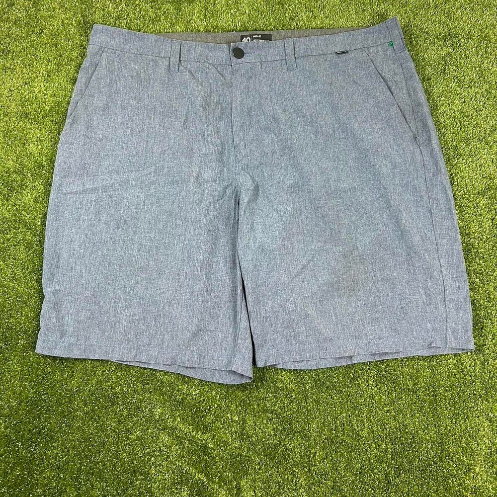 Hurley Men's Blue and Grey Shorts